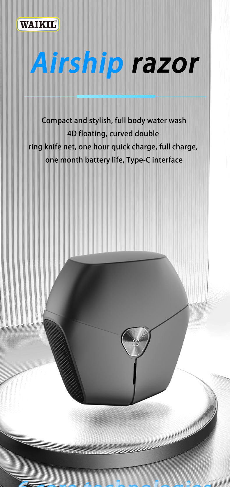 Populäre Mini elektresche Butterfly elektresche Raséierapparat USB-Opluedung Männerraséierapparat Rees portable Baartmesser_voghion.com