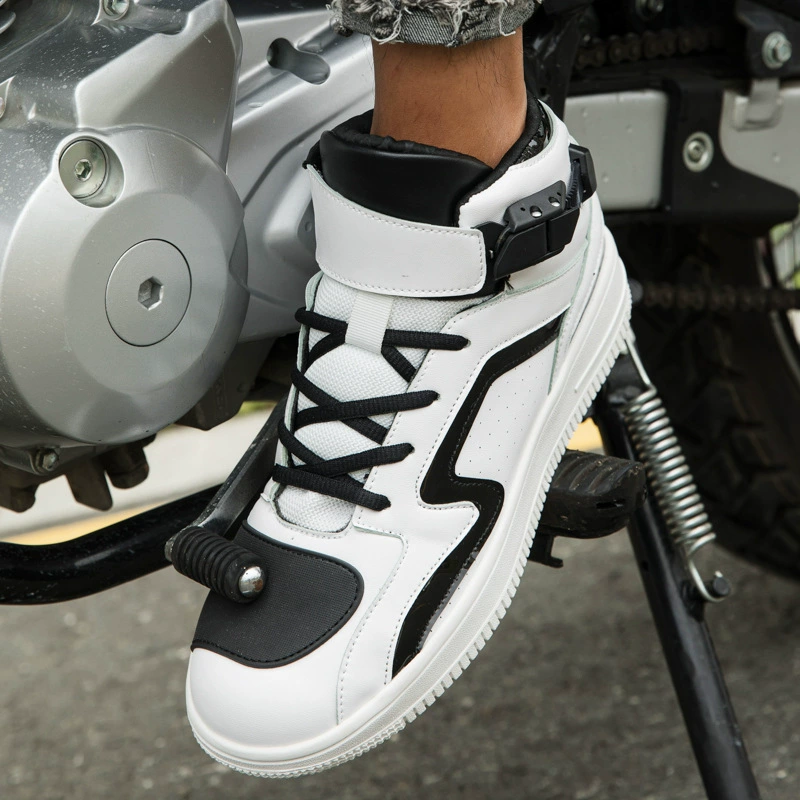 Четырехсезонные гоночные ботинки для бездорожья, кроссовки, мотоциклетные ботинки, защита от падения, водоотталкивающие, дышащие ботинки, снаряжение для езды на мотоцикле и путешествий на мотоцикле.