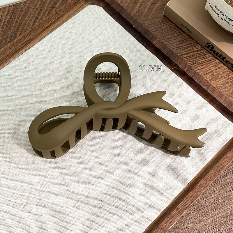 Gran clip de tiburón esmerilado acrílico simple horquilla tocado volumen gran horquilla de alto grado accesorios para el cabello al por mayor