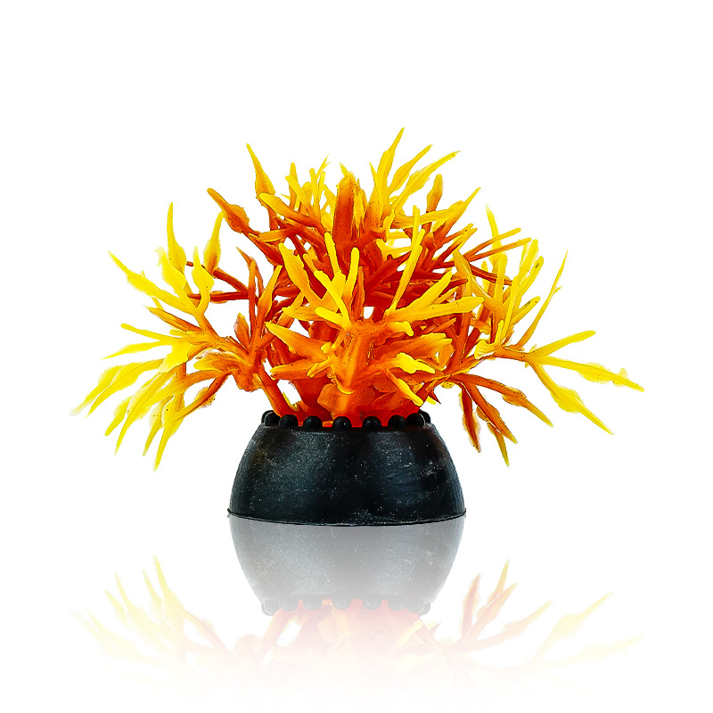 Plantas Acuáticas Simuladas para Acuario de PVC Decorativo para Peceras
