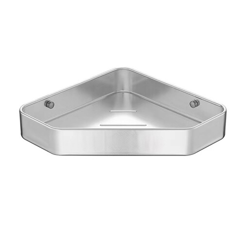 Hole-free bathroom diamond triangular basket bathroom storage wall-mounted expanded shelf tooth cup holder space aluminum