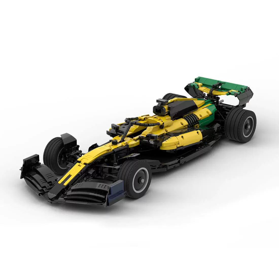 Конструктивные блоки кросс-бортовой MOC-184498 MCL-38 2024 сборка гоночного набора из 3234 деталей, масштаба 1/8
