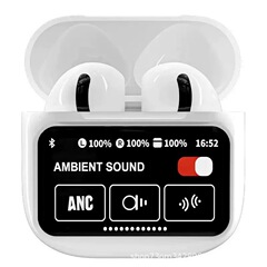 人気爆発！高機能第5世代華強北a9pro Bluetoothイヤホン、ANCノイズキャンセリング、長時間バッテリー、ワイヤレスイヤホン、工場卸売