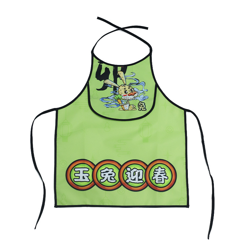 summer children's cartoon waterproof bib for food
