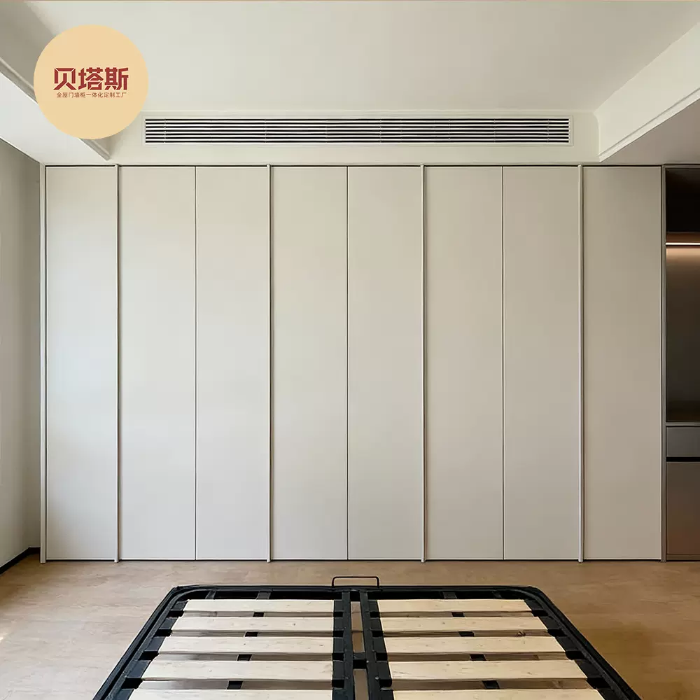 杭州爱格全屋定制衣柜轻法式骨骼线2025精装房爆款柜子定做厂家