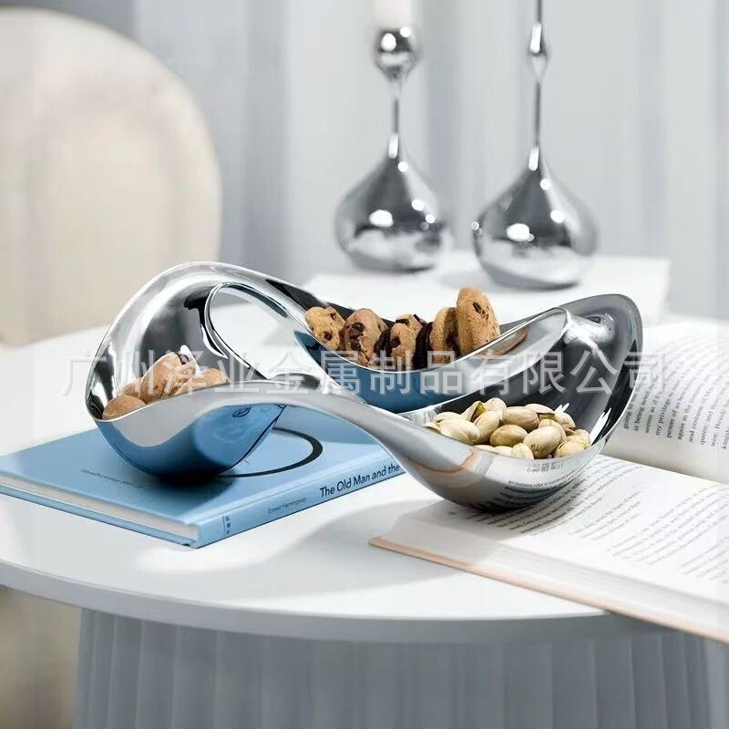 Artistic Dried Fruit Plate, Irregular Fruit Candy Plate, Snack Plate, Hotel Presentation Plate, Creative Model Room Exhibition Hall Decoration Artistic Dried Fruit Plate, Irregular Fruit Candy Plate, Snack Plate, Hotel Presentation Plate, Creative Model Room Exhibition Hall Decoration