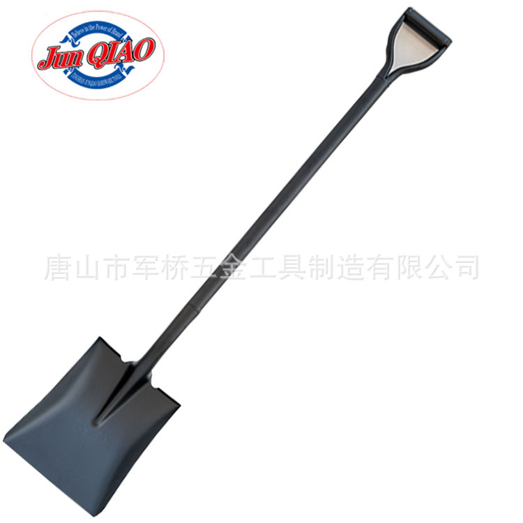 直供焊接铁柄锹出口东南亚菲律宾款式一体锹农用淬火铁锹S519MY