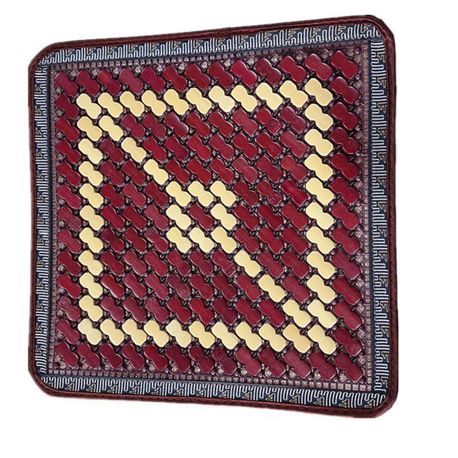 Летняя автомобильная подушка для сиденья, бамбуковый квадратный коврик, офисный компьютерный коврик для стула, подушка для ягодиц