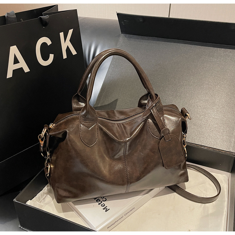 Bolso de mano de gran capacidad para mujeres 2026 nuevo retro alta sensación bolso de almohada de viaje mochila casual bolso especial image 10