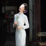 日常长袖订婚秋冬旗袍