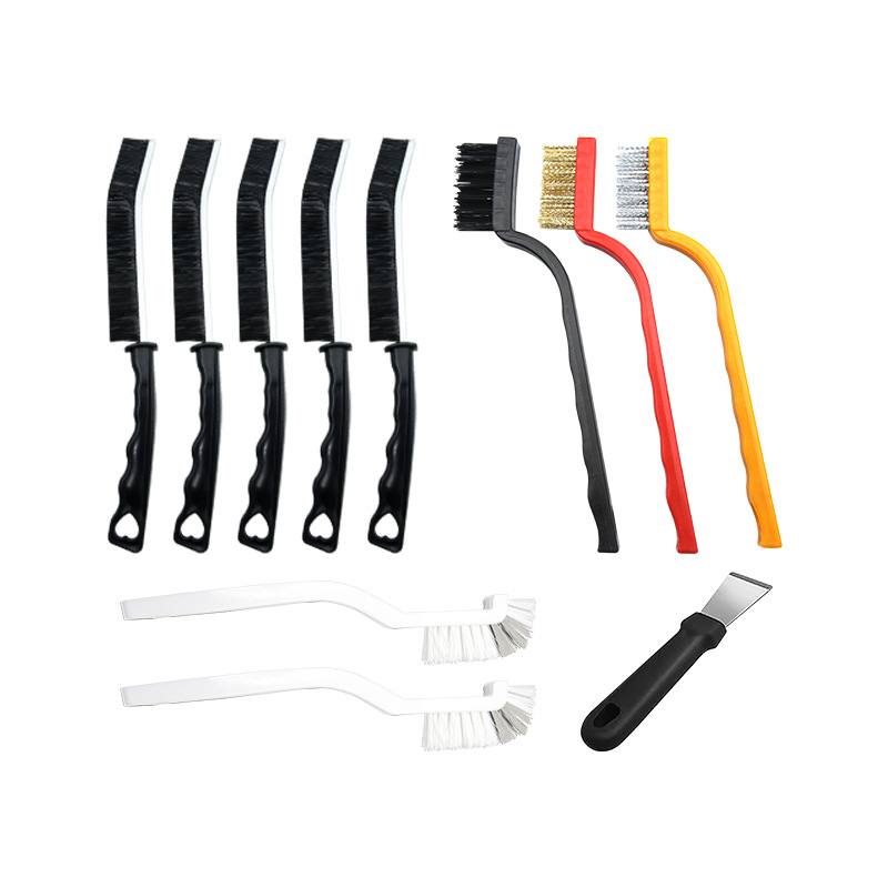 Set de 11 piezas (2 cepillos para langosta + 5 corazones de melocotón + 3 cepillos para estufa + 1 pala)