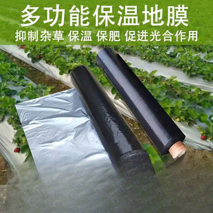Brand New Silver and Black Two-Color Mulch Film, Thickened Insect-Proof Reflective Mulch Film, Covering Insulation Mulch Film, Agricultural Film