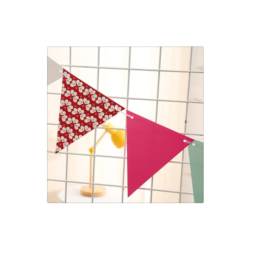 Festival Party Decorations Birthday Banner Triangle Hanging Flags Wedding Theme Party Background Decoration Props Wholesale