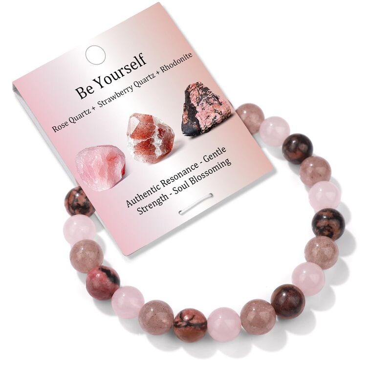 Healing bracelet, 8mm obsidian and yellow tiger eye stone bead bracelet, elastic cord bracelet, rose quartz bead bracelet