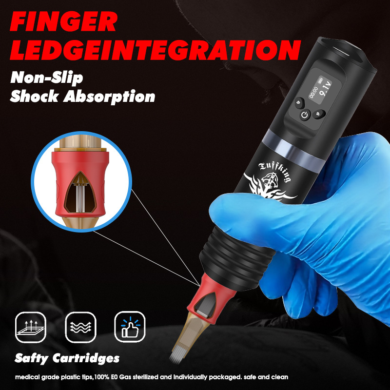 Aguja de tatuaje, consumibles para tatuajes, herramientas, paquete de aguja integrado, aguja de goma, línea de corte, empañado, estable, todo modelo, 20 agujas de acero inoxidable