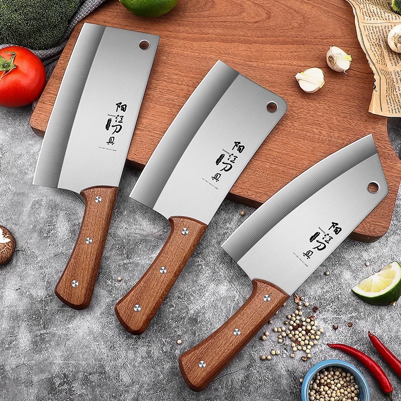 Cuchillo de hueso conjunto de cuchillo de cocina de acero inoxidable cuchillo doméstico transfronterizo de cocina al por mayor por defecto