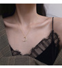 Small design necklace, universal chain for key bag , Korean style, internet celebrity, simple and elegant design