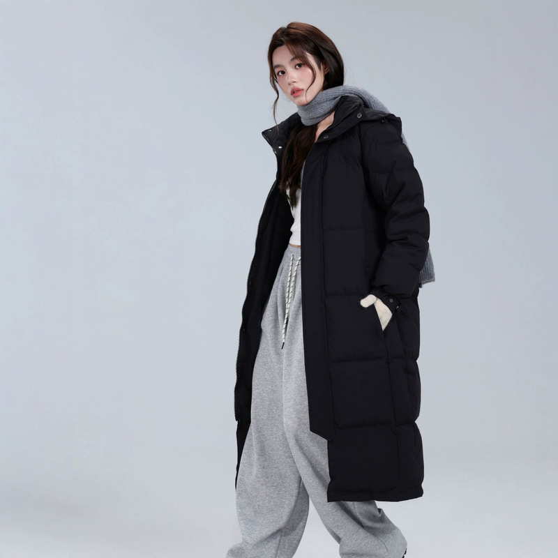 Long down Coat for Women, Same Style as Liang Shiqiu, Factory Direct, Over-The-Knee Length, Thick and Loose Fit, Winter 2026