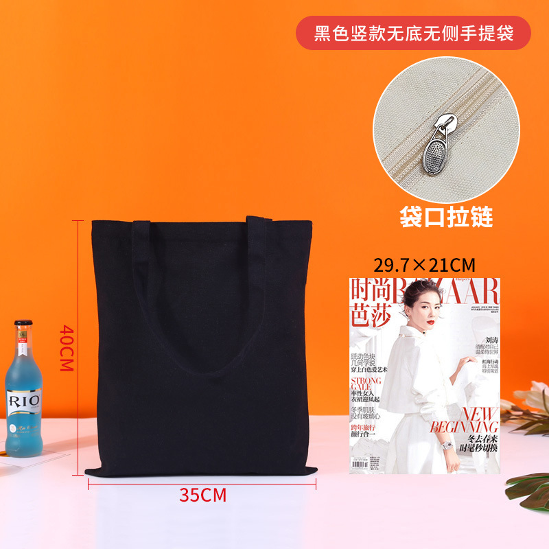 Bolso de lona blanco personalizado punto en blanco bricolaje bolso de lona pintado a mano bolso de algodón con cremallera bolso de mano logotipo personalizado