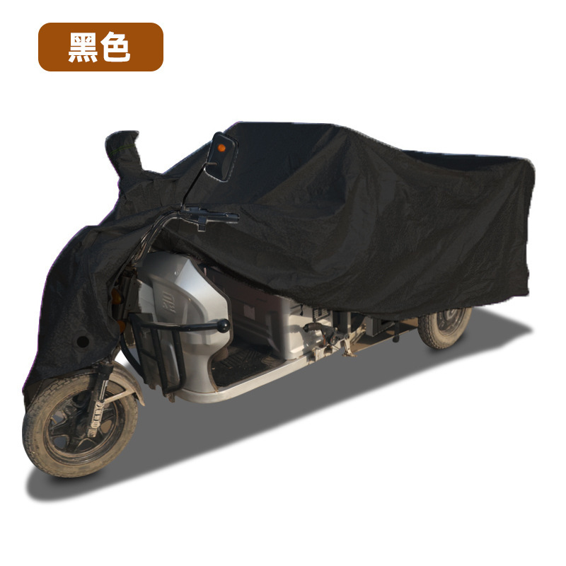 Tricycle Cover, Heat-Insulating, Rain-Proof, Sun-Proof, Thickened Dust-Proof Aluminum Film Cover, Full Vehicle Protective Cover for Tricycles