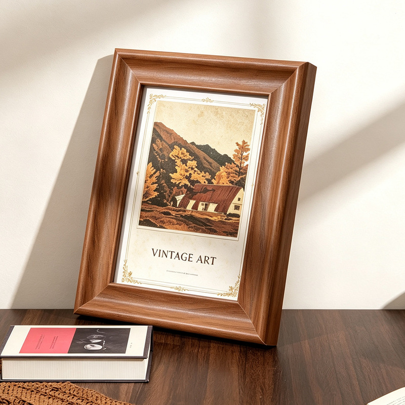 High-end minimalist wooden picture frame for tabletop display 6-inch 8inch 10inch A4 picture frame for wall mounting and framing, minimalist oil painting for tabletop display and wall mounting High-end minimalist wooden picture frame for tabletop display 6-inch 8inch 10inch A4 picture frame for wall mounting and framing, minimalist oil painting for tabletop display and wall mounting