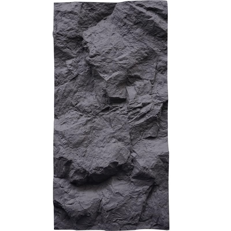 PU Mountain Rock pared de fondo pared interior y exterior ladrillo sala de estar villa solárium poliuretano piedra de imitación ligera piedra cultural de cuero