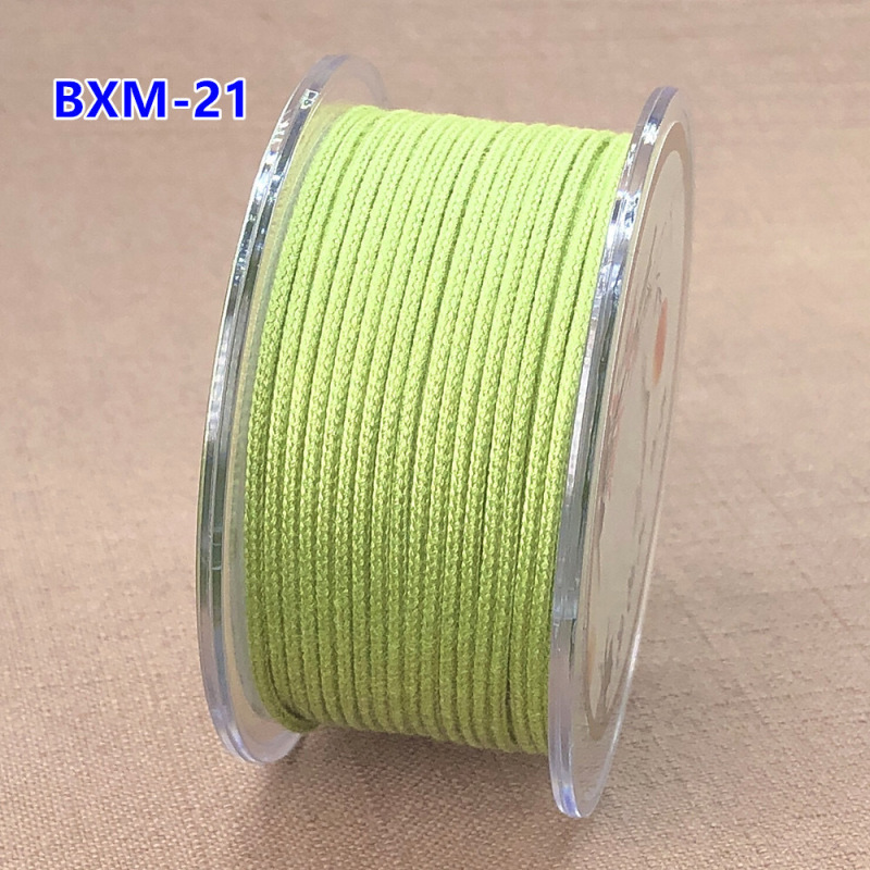 1.5 ミリメートルコア入りポリエステル綿糸耐摩耗性文具糸ダイヤモンドスタームーン菩提ビーズブレスレット diy 手織りワイヤー|undefined