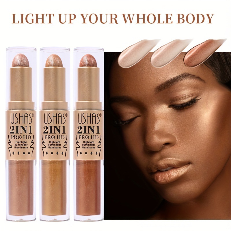 USHAS Transfronterizo Spot Highlight Liquid + Highlight Strap Contour Bar Concelador Mat Perla FS352A