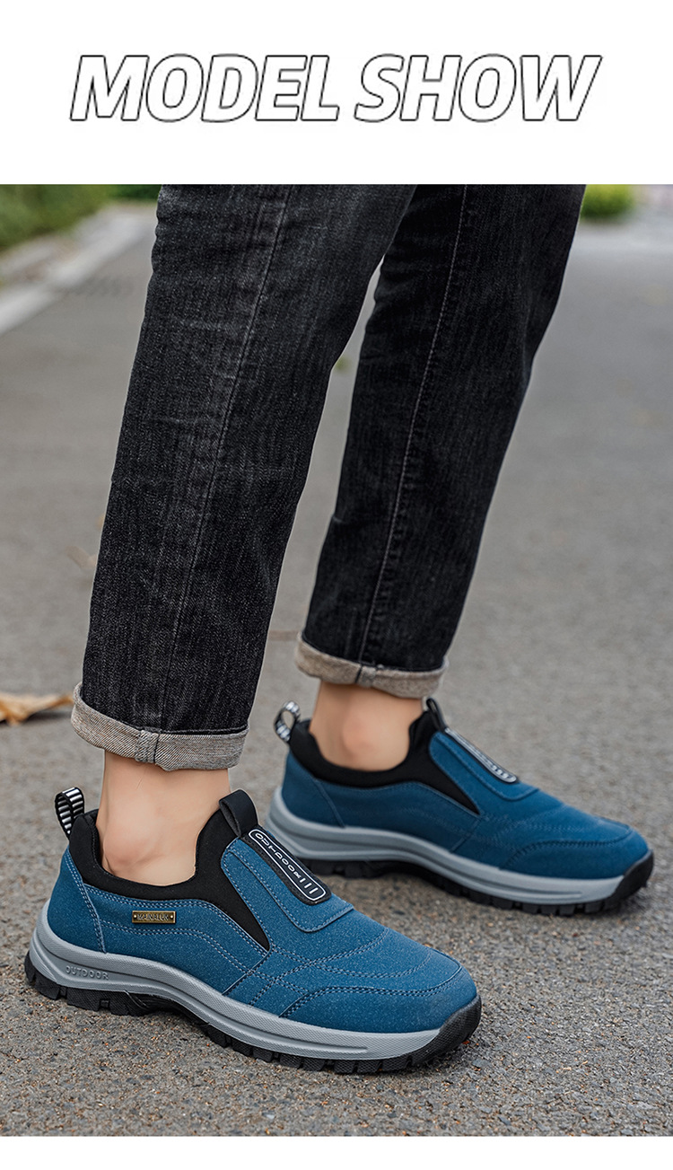 Men's Loafers, Popular Large-size Men's Slip-on Casual Sneakers, Canvas Shoes_vogvips.com