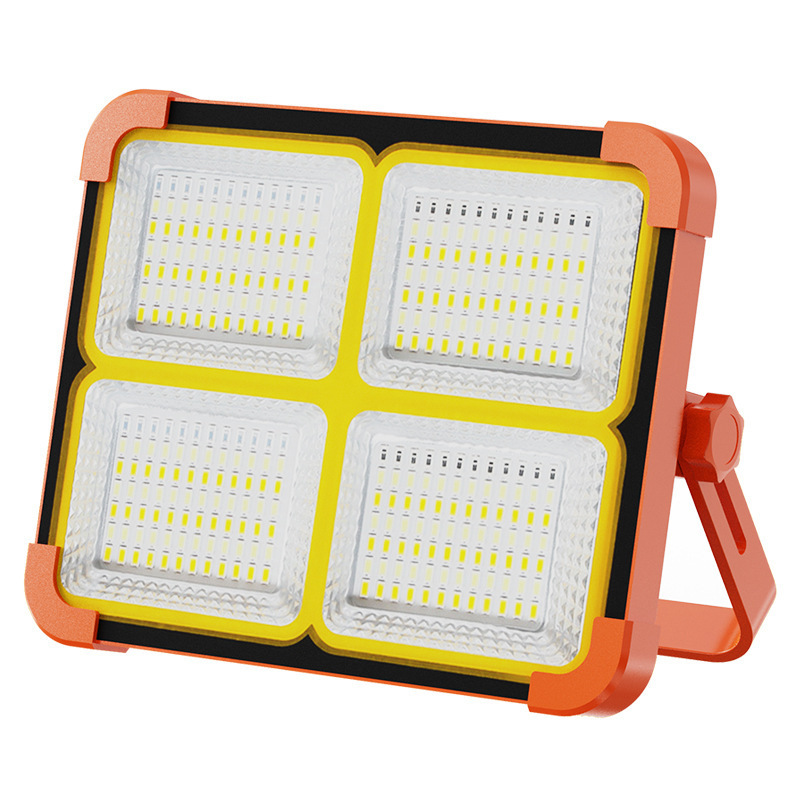 Reflector Solar con Batería de Gran Capacidad, Iluminación de Emergencia para Exteriores, Luz Multifuncional, Alto Brillo Transfronterizo