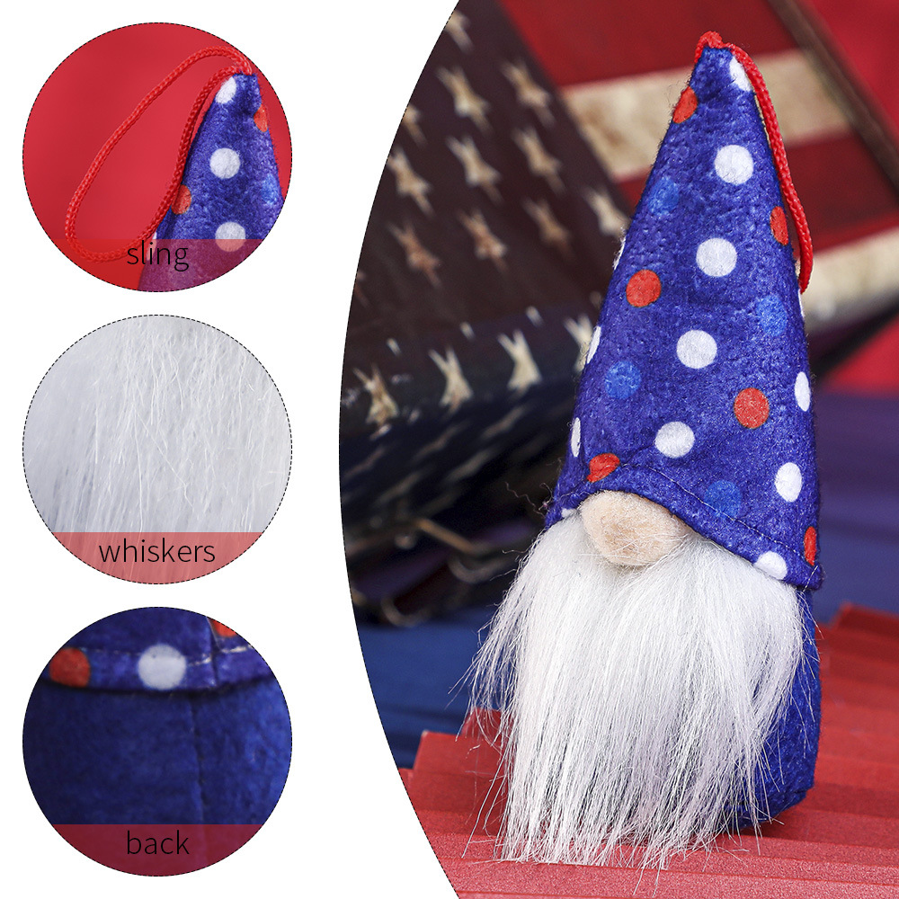 Cross-Border Día DE LA Independencia Americana muñeca colgante muñeca sin rostro decoraciones de vacaciones Día DE LA Independencia Americana regalo