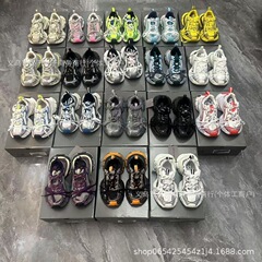 莆田純正パリ Track3XL ダッドシューズ男性と女性の靴レトロアウトドア厚底高さ増加カップルシューズランニングシューズ