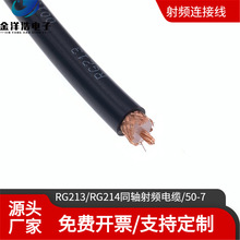 RG213/RG214同軸射頻電纜 SYV-50-7 低損耗高頻線 國標同軸饋線