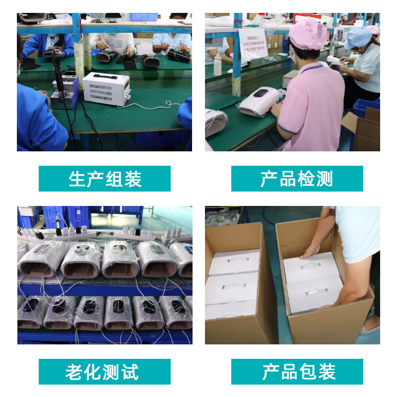 Nuevo masajeador de mano eléctrico masajeador de mano caliente compresa caliente amasado airbag empuje cuerpo masajeador