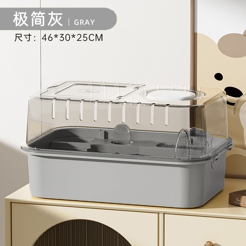 ハムスター用透明パノラマ豪華特大ヴィラ、ゴールデンハムスター用特大スペース、三線専用ペット用品|undefined