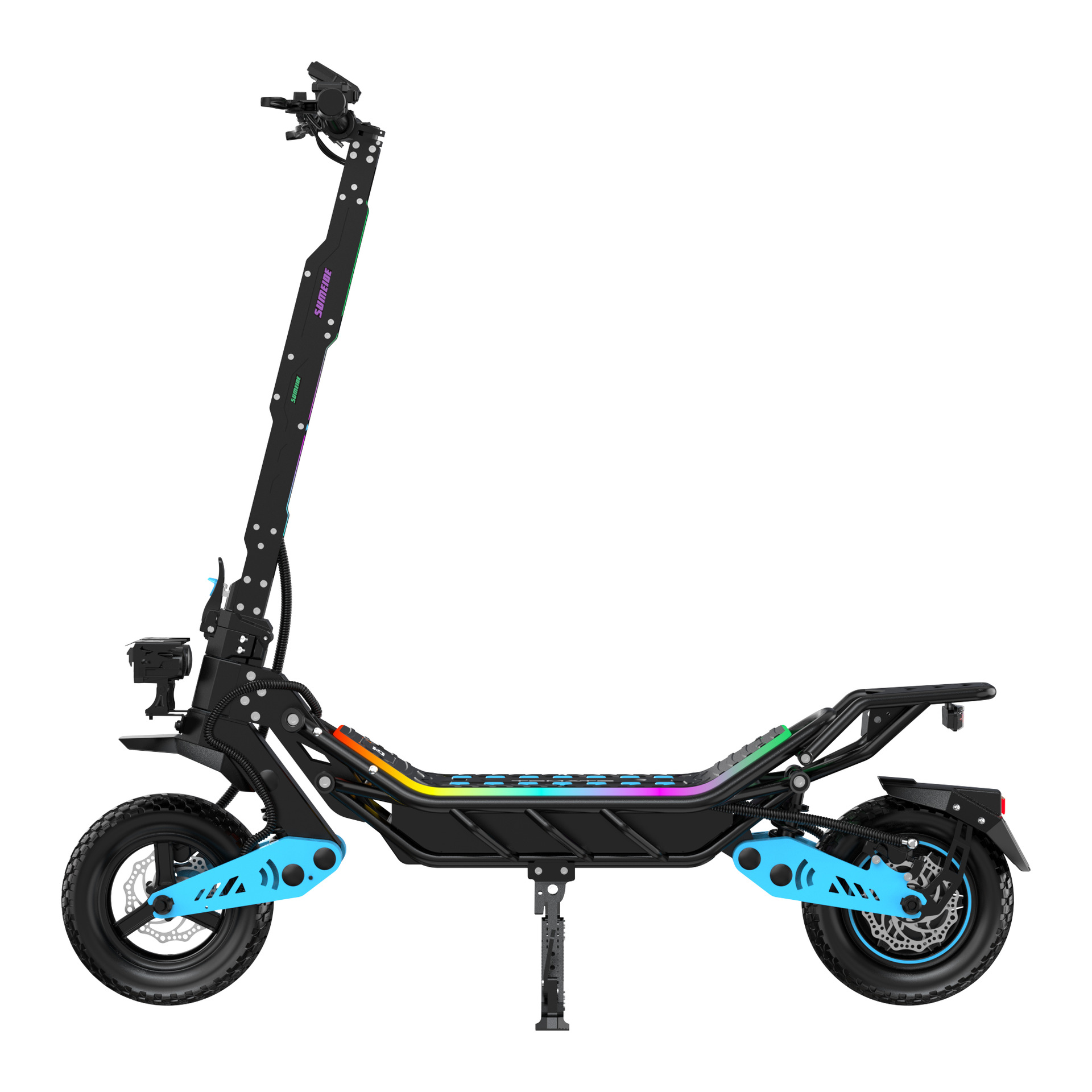 New adult foldable electric scooter with high power, long battery life, portable mini two-wheeled electric vehicle