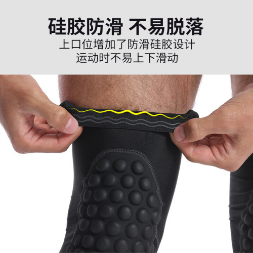 Cross-border breathable extended basketball knee pads football pressurized anti-collision leg protectors running and cycling sports knee pads
