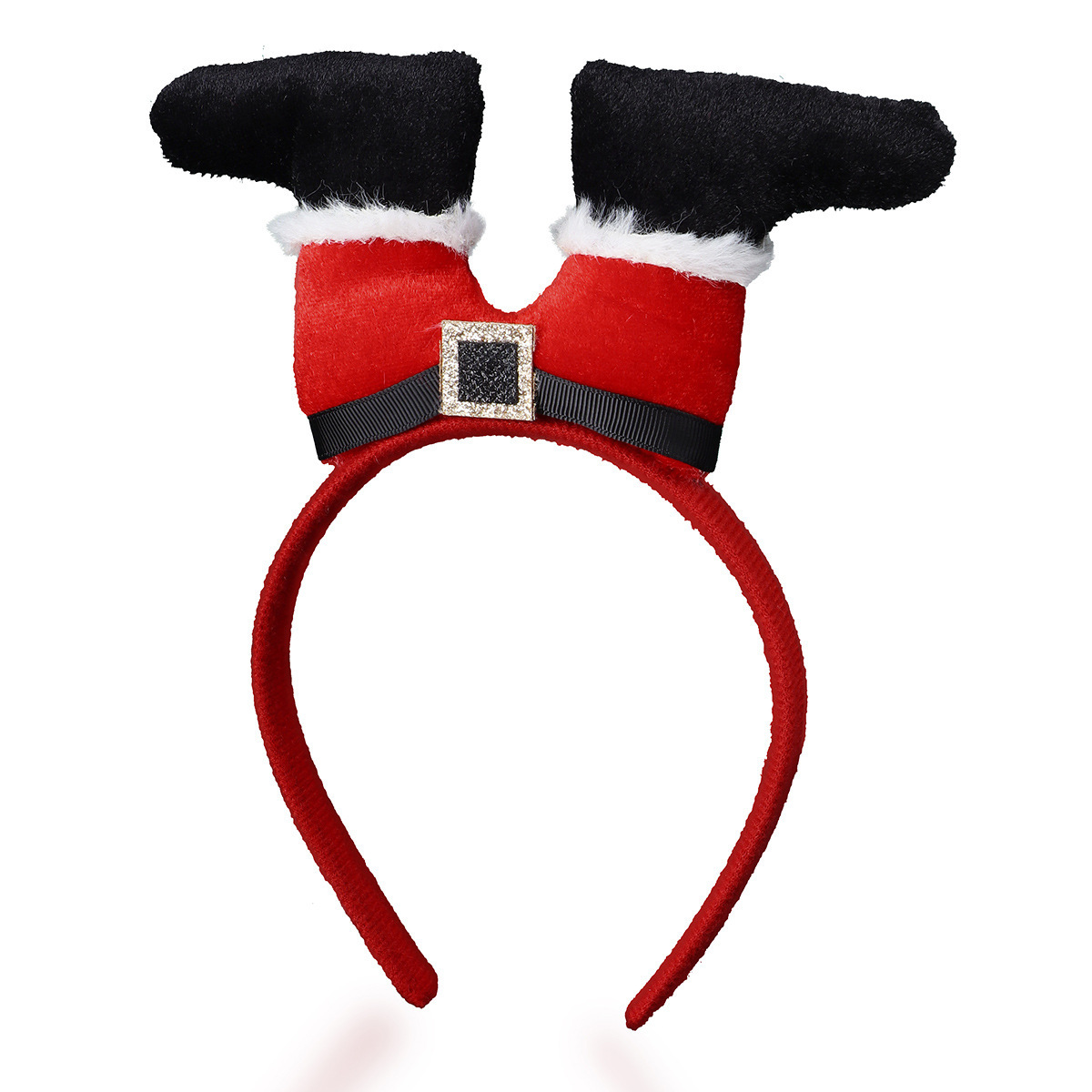 Navidad transfronteriza Papá Noel banda de cabello niños banda de cabello dibujos animados Papá Noel decoración de fiesta de Navidad