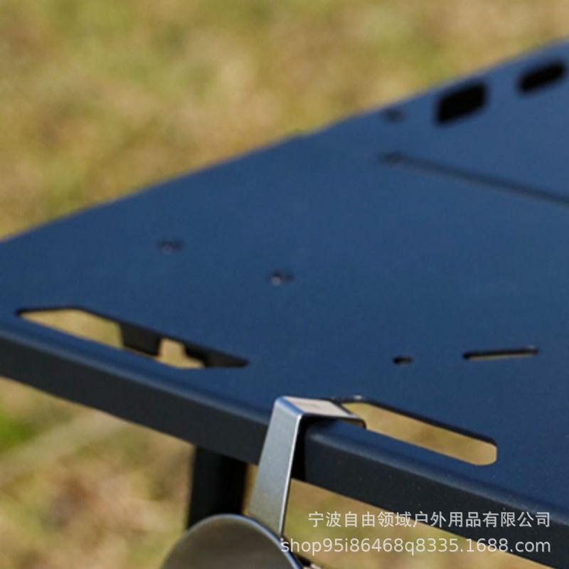 露营钓鱼摩旅igt四折铝合金野外便携喝茶烧烤厨房战术桌多功能桌|undefined