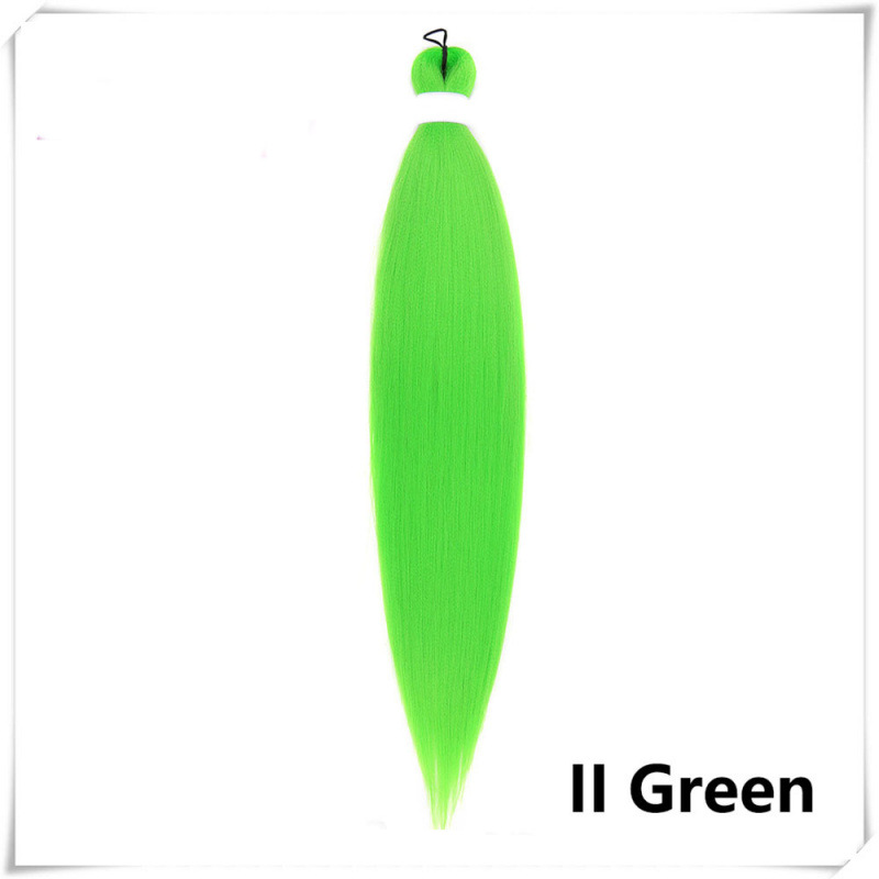 Fijo de baja temperatura de agua caliente FR Easy Braid Fibra química Trenza sucia Multicolor Negro Pechón suave y esponjoso