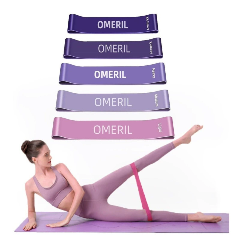 Эластичная лента для фитнеса, йоги, женская и мужская эспандерная лента для тренировки плеч, ягодиц, эластичное кольцо, растягивающаяся лента для упражнений, разрешение