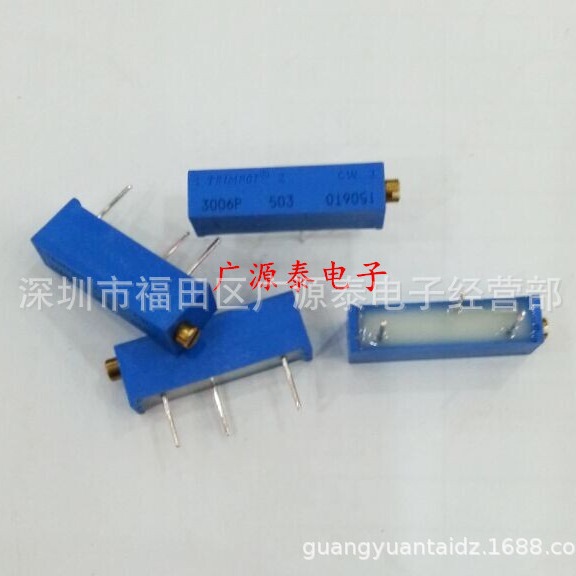 BOURNS 3006P电位器B1K2K5K10K20K50K100K侧调立式3006P-1-102LF