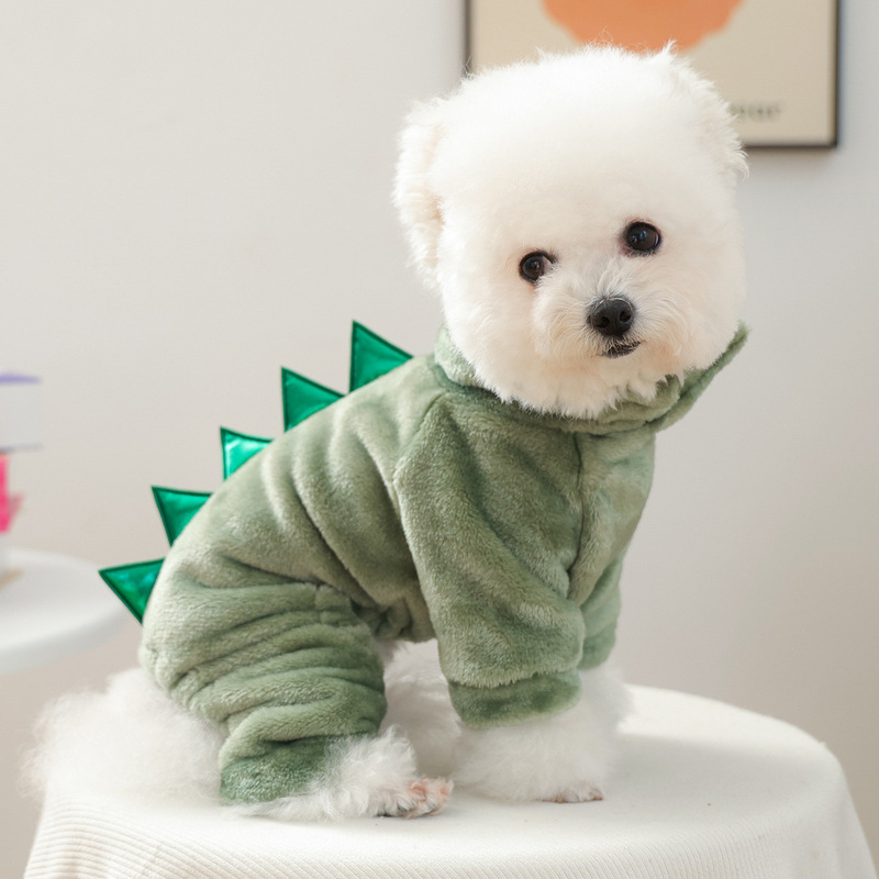 狗狗衣服宠物小狗狗猫咪衣服工厂直销秋冬新款加厚星际恐龙变身装|undefined