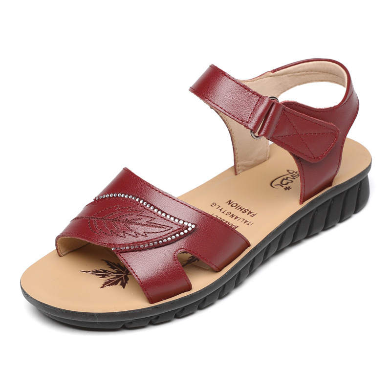 C4758 1050K GIÀY DÉP SANDAL NỮ RUITDT BIG SIZE NGOẠI CỠ ĐẾ MỀM MÙA HÈ TRUNG NIÊN MA SÁT CHỐNG TRƯỢT GIÀY DÉP NỮ DA BÒ G03 SẢN PHẨM MỚI