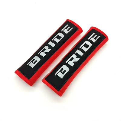 Car seat belt shoulder Seat belt shoulder pad - bride-red