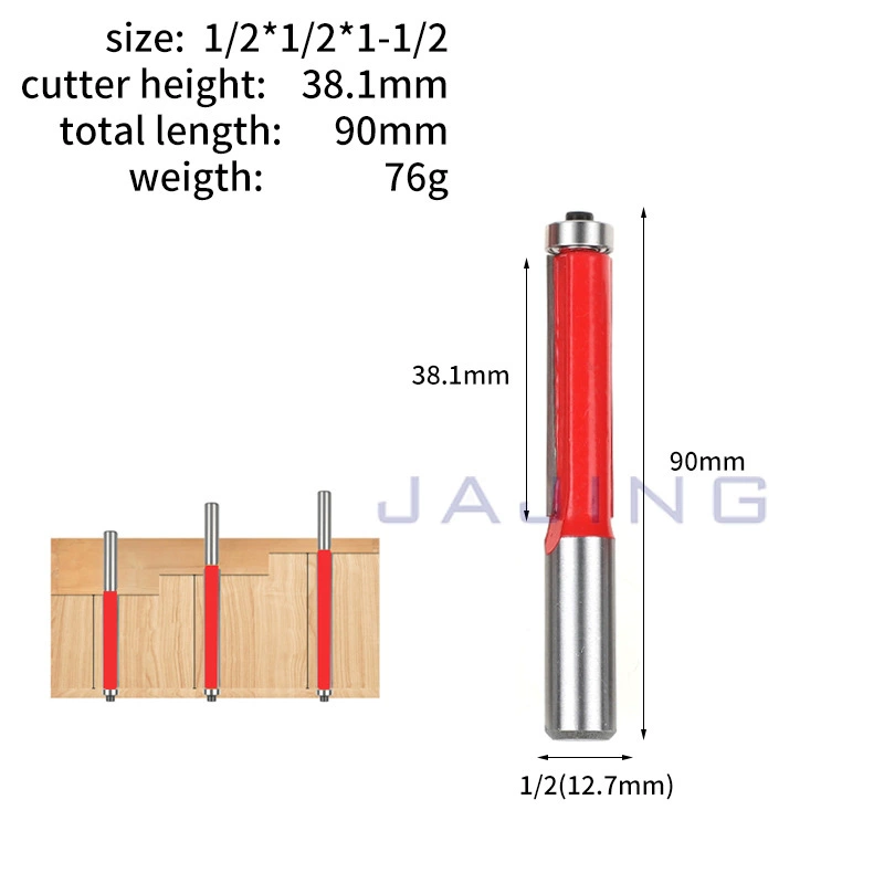 Long bearing, carpentry, scale 1:2, 8mm