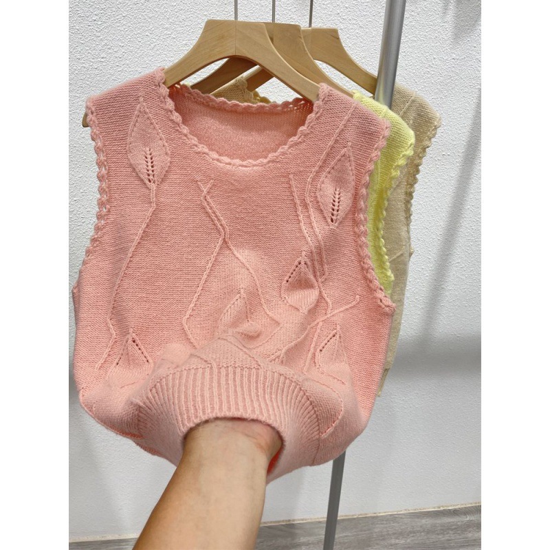 24 invierno Puyuan cuello redondo agujero de reducción de la edad camisa de punto de hombro chaleco de cavalo de caza de otoño nuevo image 5