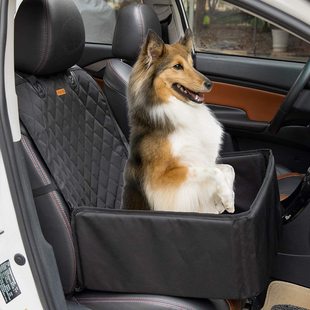 Cross-border car co-pilot pet blue car dog basket rear single-piece cushion pet urine pad dog hair nest