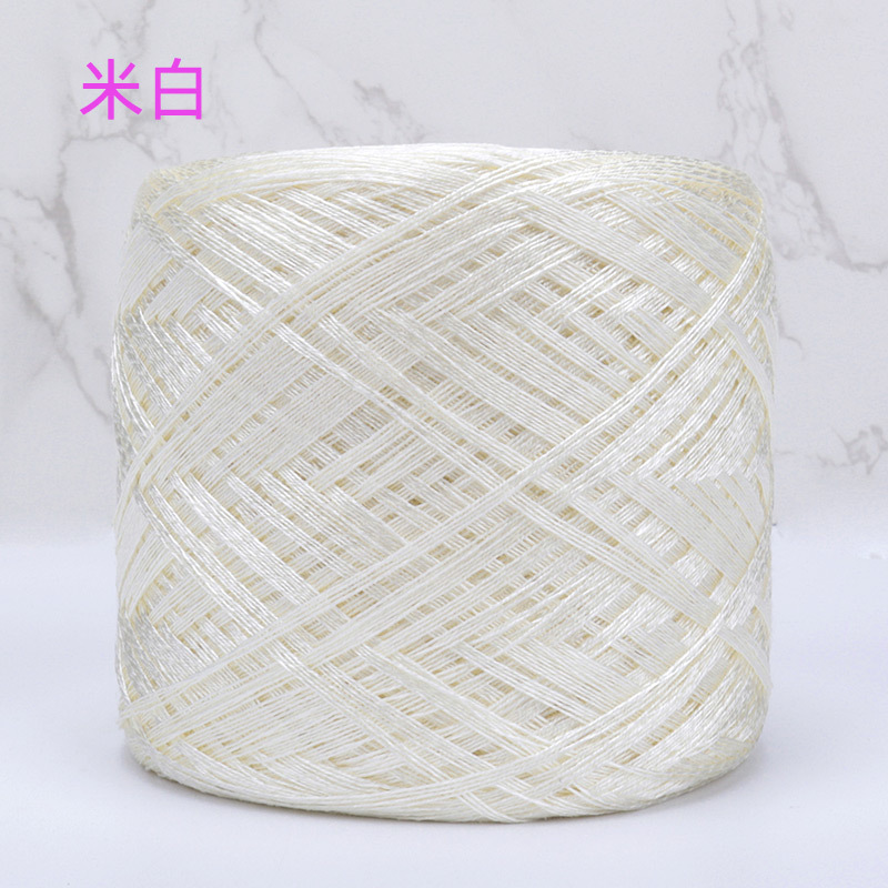 Siyue al por mayor de primavera y verano de seda de morera Tencel hilo de lana tejida a mano bricolaje Bola de seda de hielo hilo de lana fina