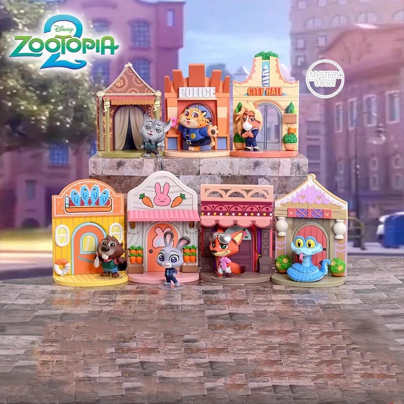 Authentic Zootopia 2 Scene Blind Box Trendy Toy Figurines Creative Cute Dolls Scene Decorations Wholesale Authentic Zootopia 2 Scene Blind Box Trendy Toy Figurines Creative Cute Dolls Scene Decorations Wholesale